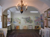The gallery on the ground floor of the house – permanent exhibition of Rastislav Michal’s art