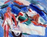 Tak chutná svoboda, olej/plátno, 160×200 cm, 1999