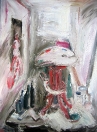 Zátiší, olej/plátno, 145×115 cm, 1995